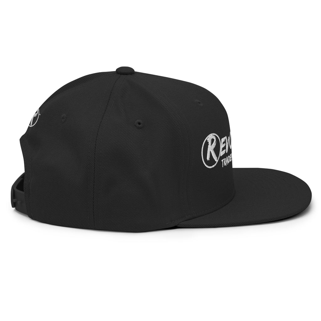 Revolution streetwear black Snapback Hat right side view