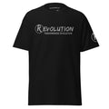 Revolution streetwear black classic t-shirt gray GOD'S LOVE graphics front view